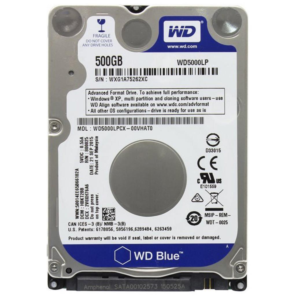 

Жесткий диск для ноутбука 2.5" 500GB WD (WD5000LPZX)