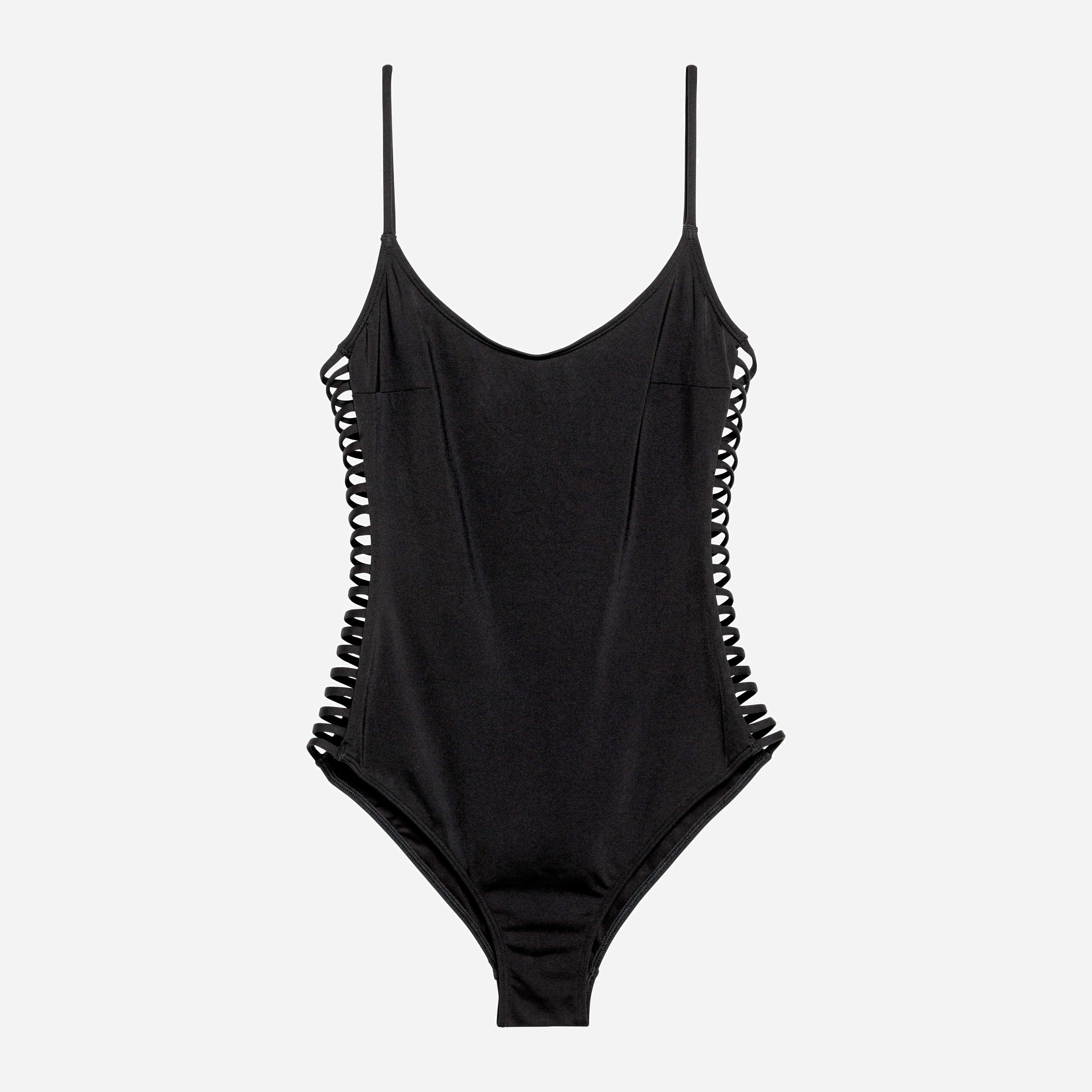 

Купальник слитный женский H&M 574212  Черный, Купальник слитный женский H&M 574212 38 Черный