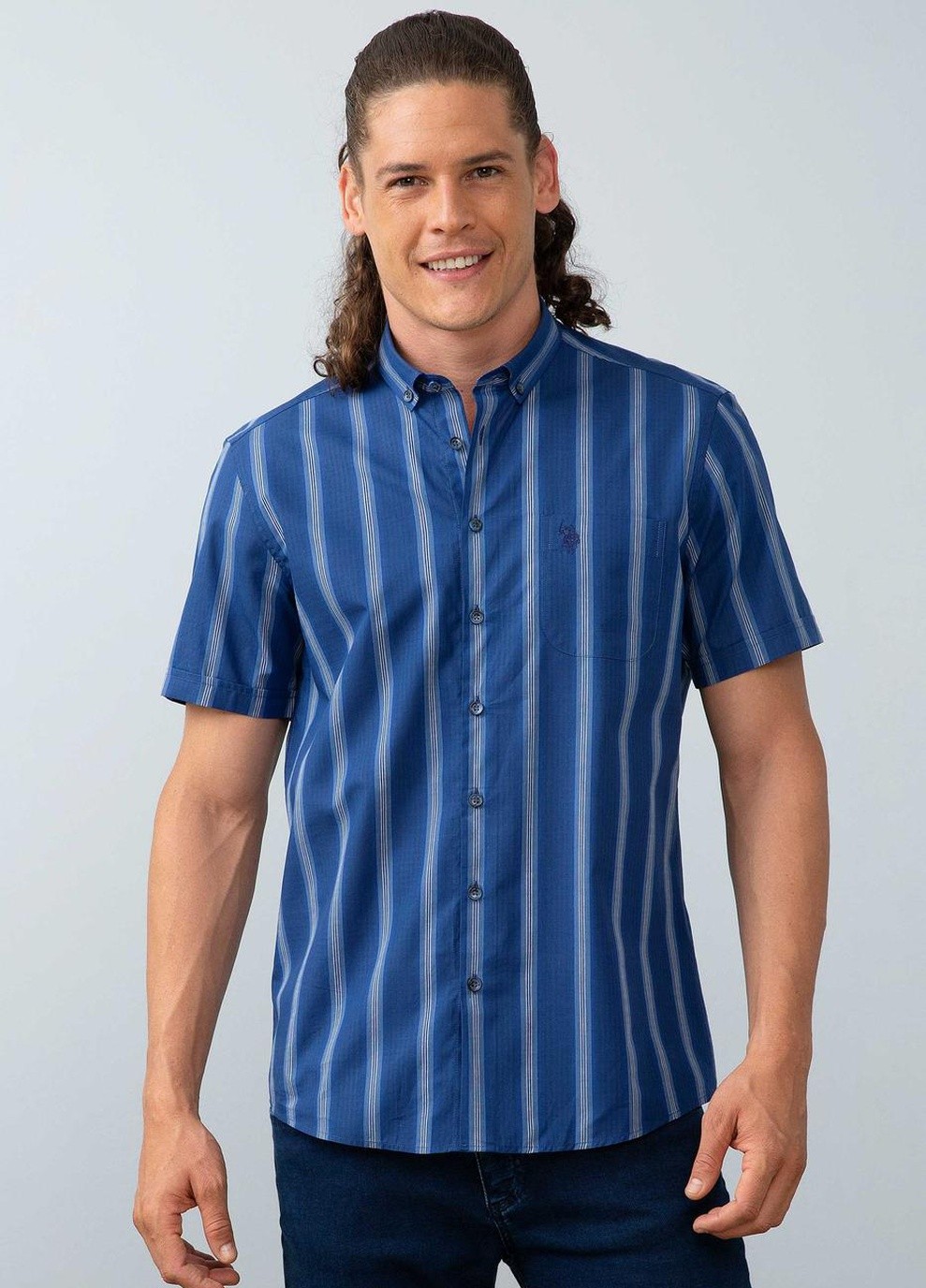 

Рубашка мужская U.. Polo Assn. Темно-синий  (1085959 VR033, Рубашка мужская U.S. Polo Assn. Темно-синий S (1085959 VR033)