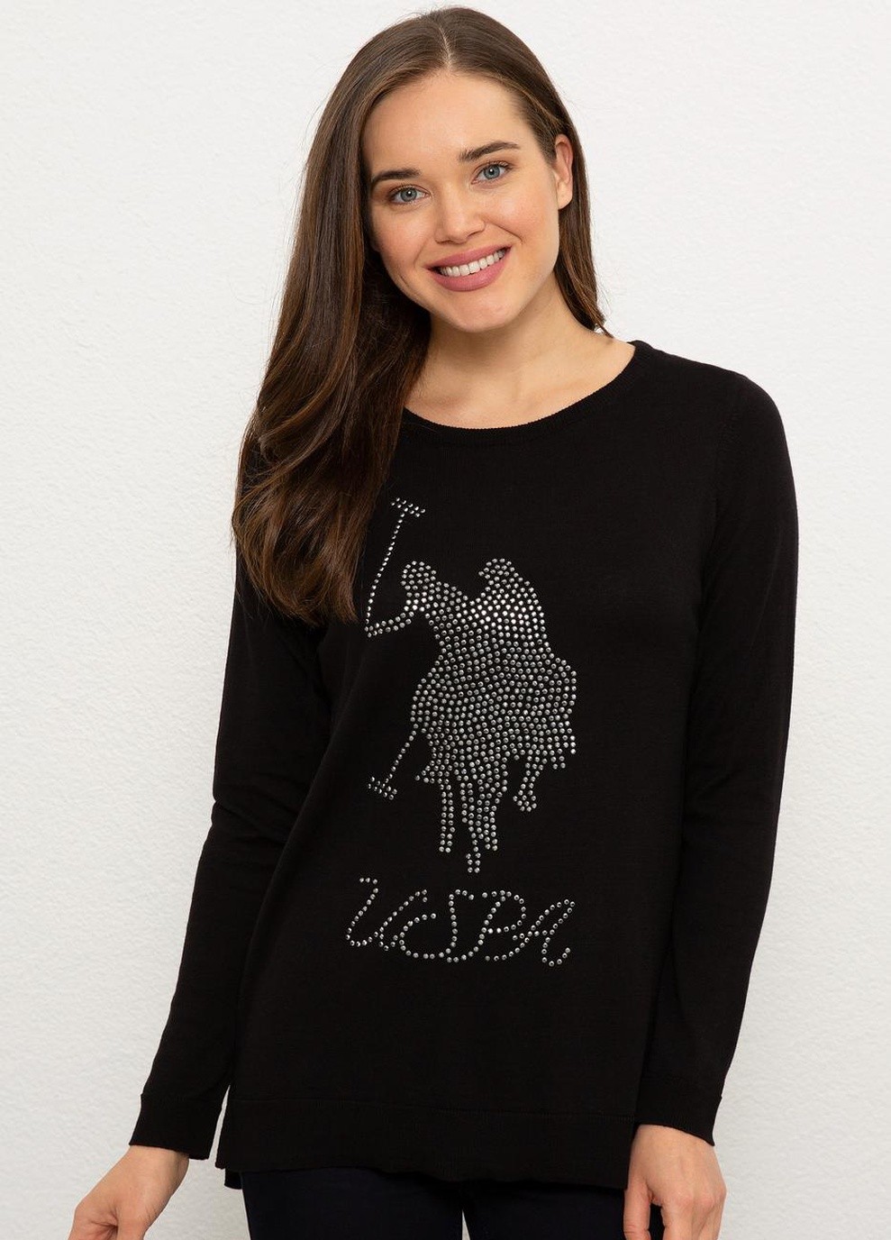 

Свитер женский U.S. Polo Assn. Черный  (1081032 VR046, Свитер женский U.S. Polo Assn. Черный L (1081032 VR046)