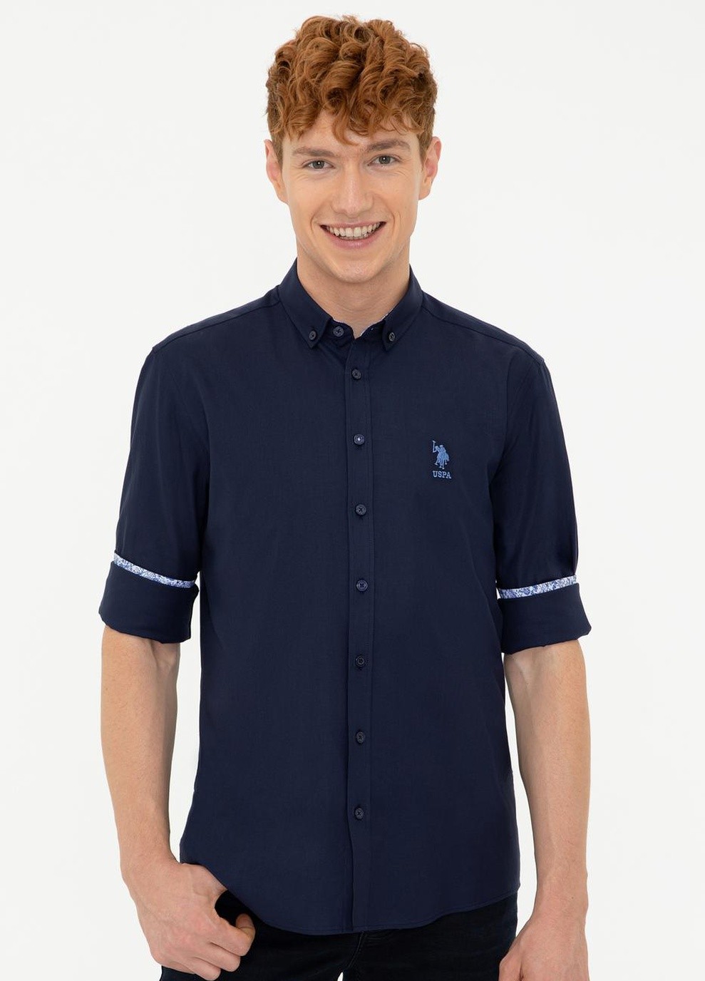 

Рубашка мужская U.S. Polo Assn. Темно-синий  (849475 VR033, Рубашка мужская U.S. Polo Assn. Темно-синий M (849475 VR033)