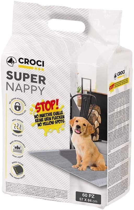 

Одноразовые пеленки Croci Super Nappy (Супер наппи) с активированным углем для собак 84Х57 см 60 шт
