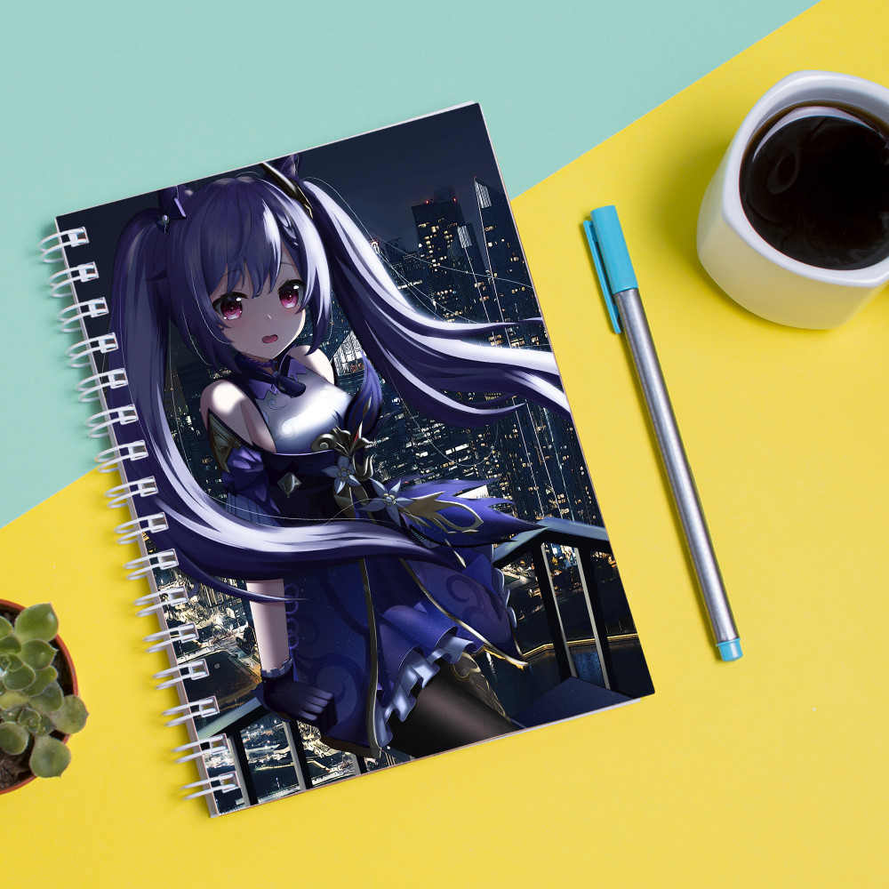 

Скетчбук (Sketchbook) для рисования с принтом "Genshin Impact - Геншин Удар 8"