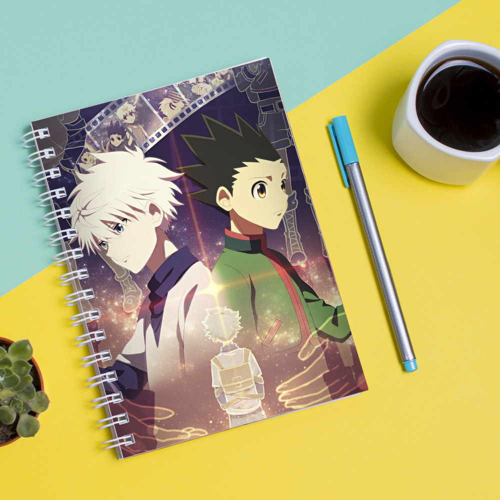 

Скетчбук Sketchbook для рисования с принтом Hunter - Хантер 7
