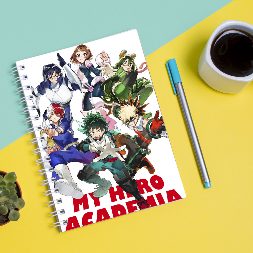 

Скетчбук Sketchbook для рисования с принтом My Hero Academia - Моя геройская академия 3