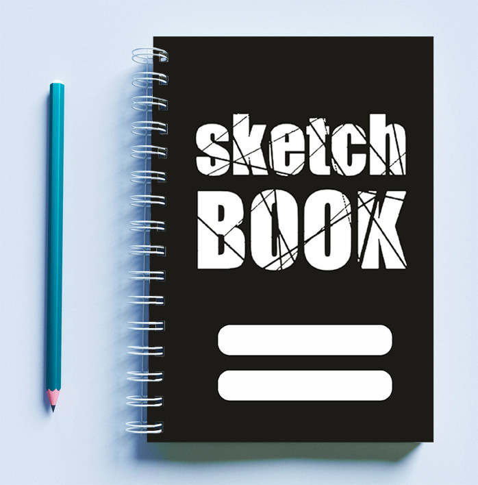 

Скетчбук (Sketchbook) для рисования с принтом "Sketch Book"
