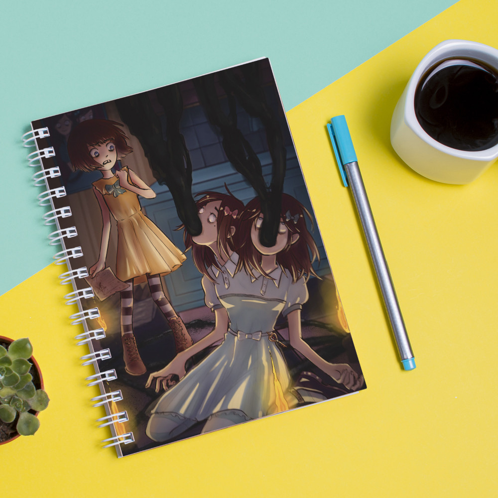 

Скетчбук (Sketchbook) для рисования с принтом "Fran Bow Фрэн Боу"