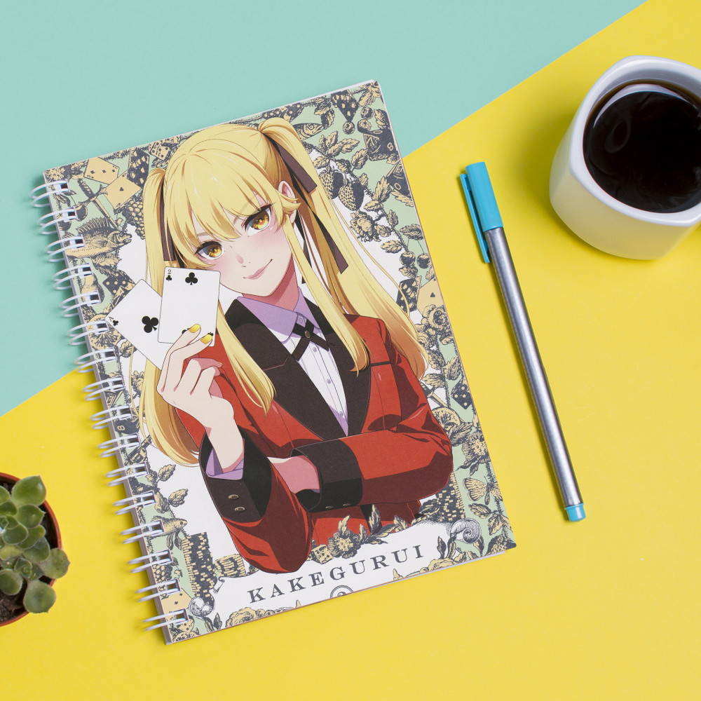

Скетчбук Sketchbook для рисования с принтом Kakegurui Compulsive Gambler Безумный азарт 2