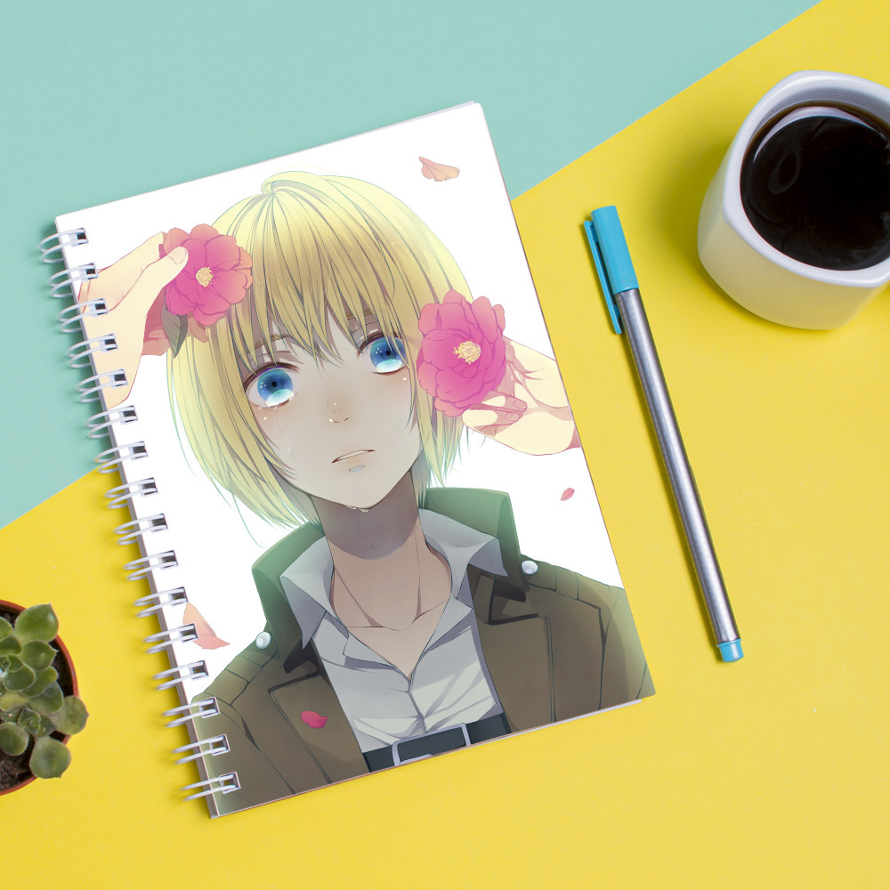 

Скетчбук Sketchbook для рисования с принтом Shingeki no Kyojin