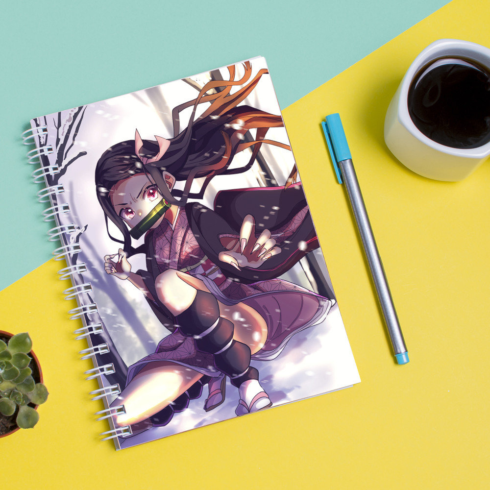 

Скетчбук Sketchbook для рисования с принтом Незуко Камад-Kamado Nezuko 2