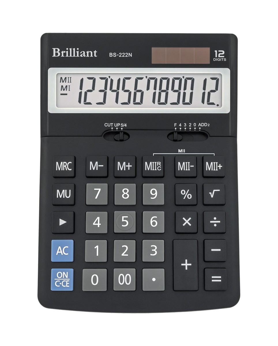 

Калькулятор Brilliant 12 разрядов (BS-222N)