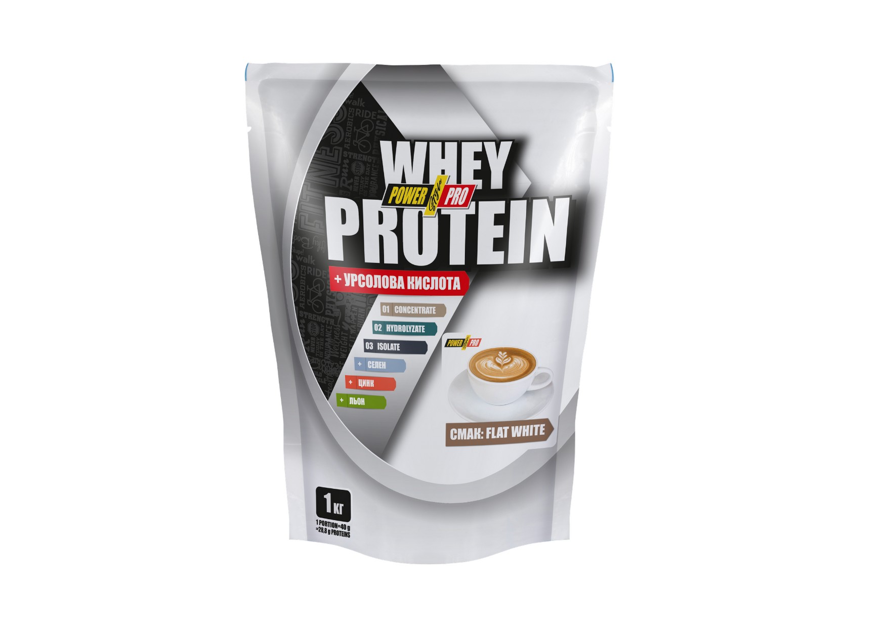 

Протеин Power Pro Whey Protein 1 кг Flat White