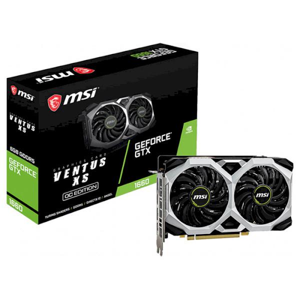 

Видеокарта MSI GeForce GTX1660 6144Mb VENTUS XS OC (GTX 1660 VENTUS XS 6G OC)