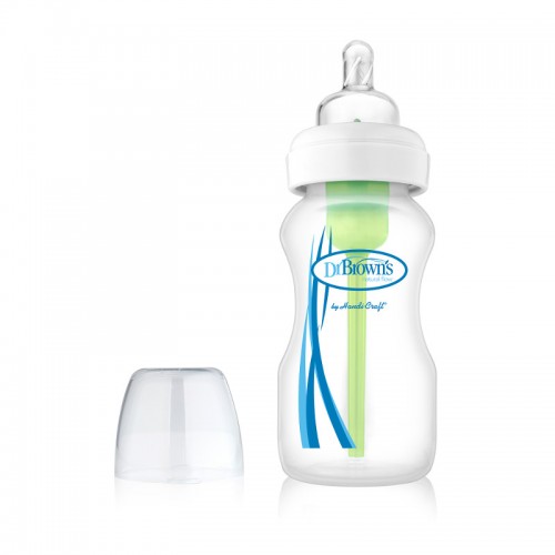 

Стекляная бутылочка для кормления с широким горлышком Dr.Browns® Natural Flow®, 270 мл, 1 шт. в упаковке