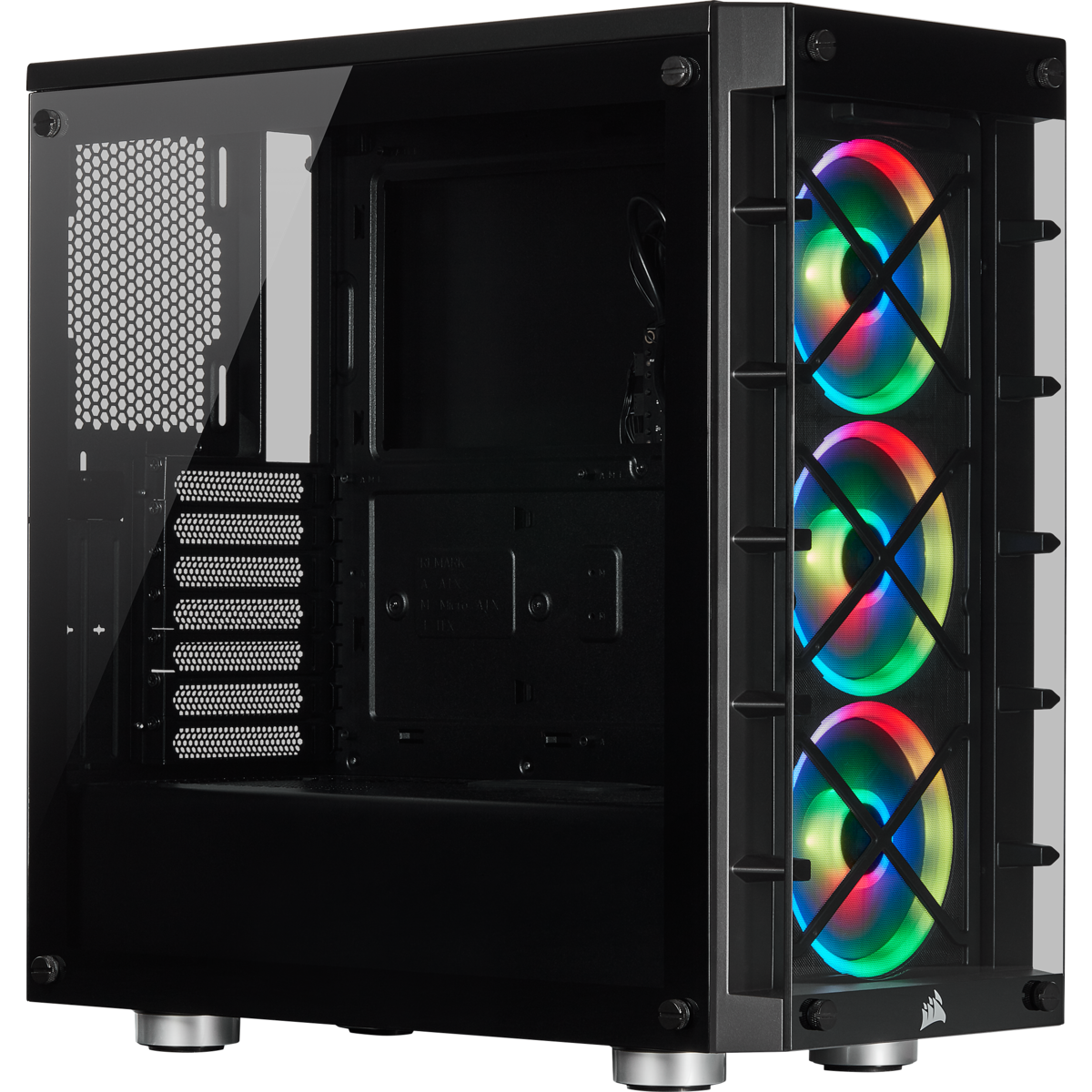 

Корпус Corsair Crsair Mid-twer Atx Smart Case Icue 465X Rgb Side (CC9011188WW)