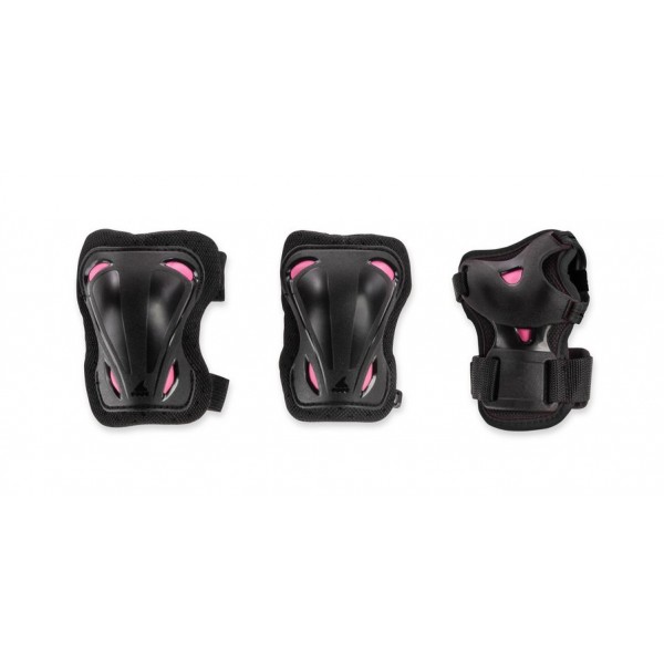 

Комплект Защиты Взрослый Женский Rollerblade S из 3 Элементов Skate Gear W 3 pack Черно-Розовый