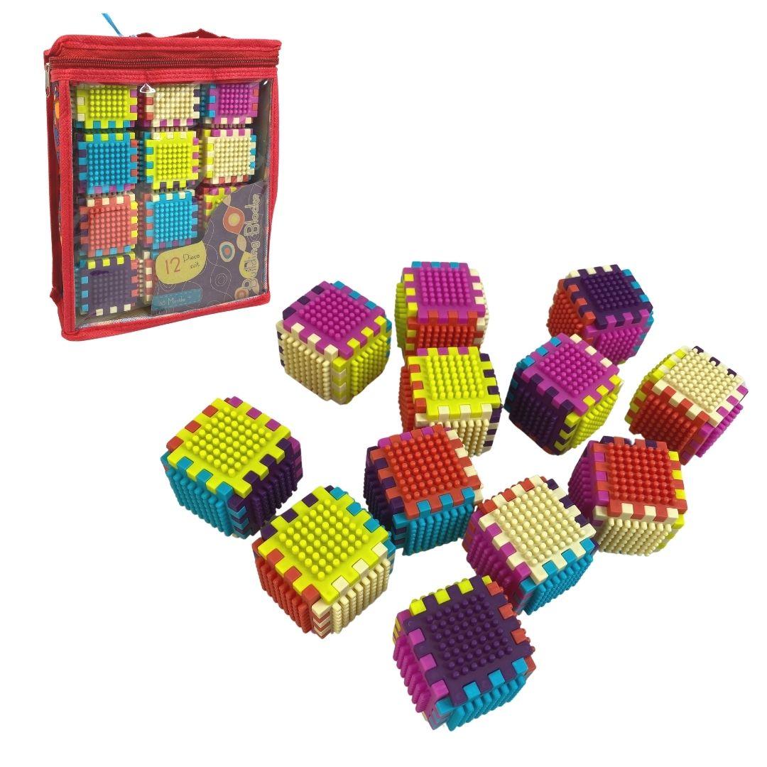 

Конструктор TOYS "BUILDING BLOCKS" 9930E 12 кубиков (181305)