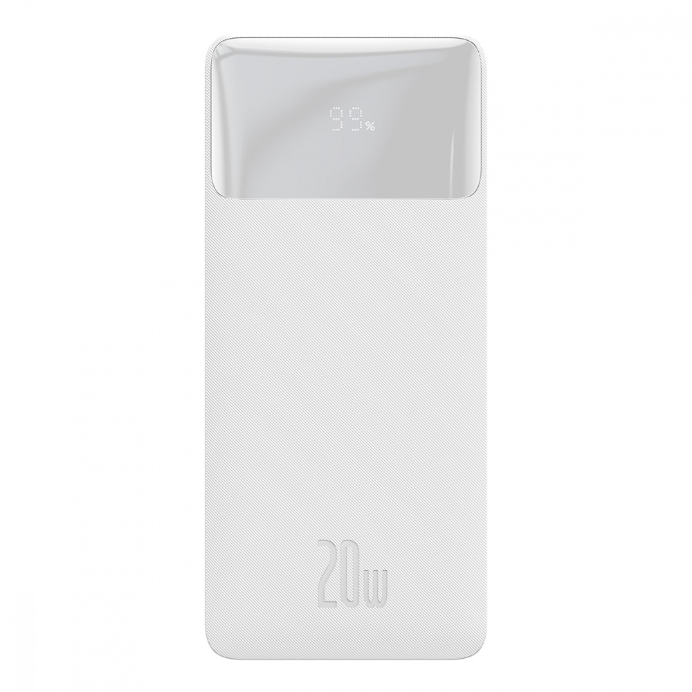 

Портативная Батарея Baseus Bipow Digital Display 20W 10000mAh white