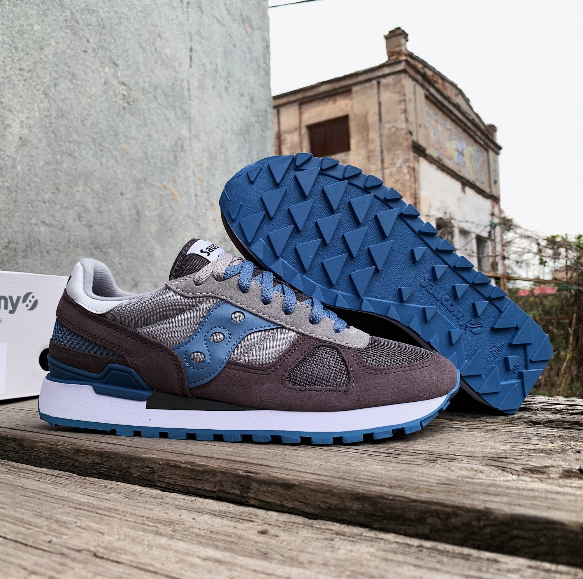 

Кроссовки мужские Saucony Shadow Original 2108-791s 41 (8 US) 26 см Grey/Blue