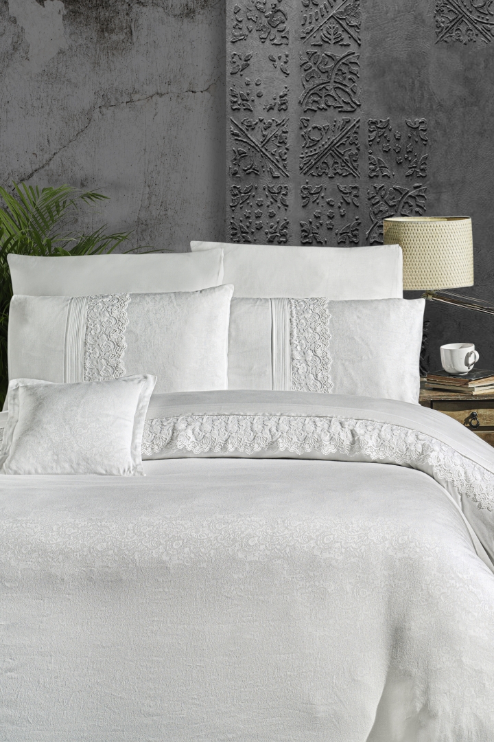 

Постільна білизна First Choice V.I.P Satin Moonlight 200 х 220 см Florenza White