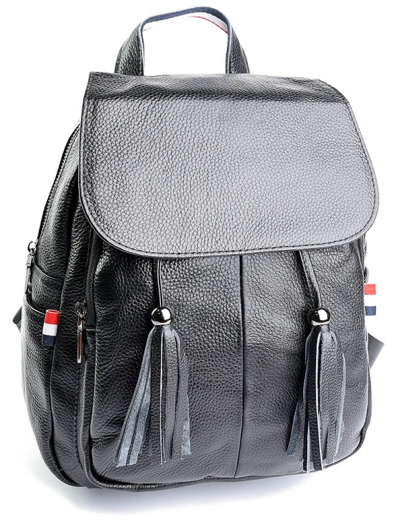 

Женская сумка кожаная 87003 черная black