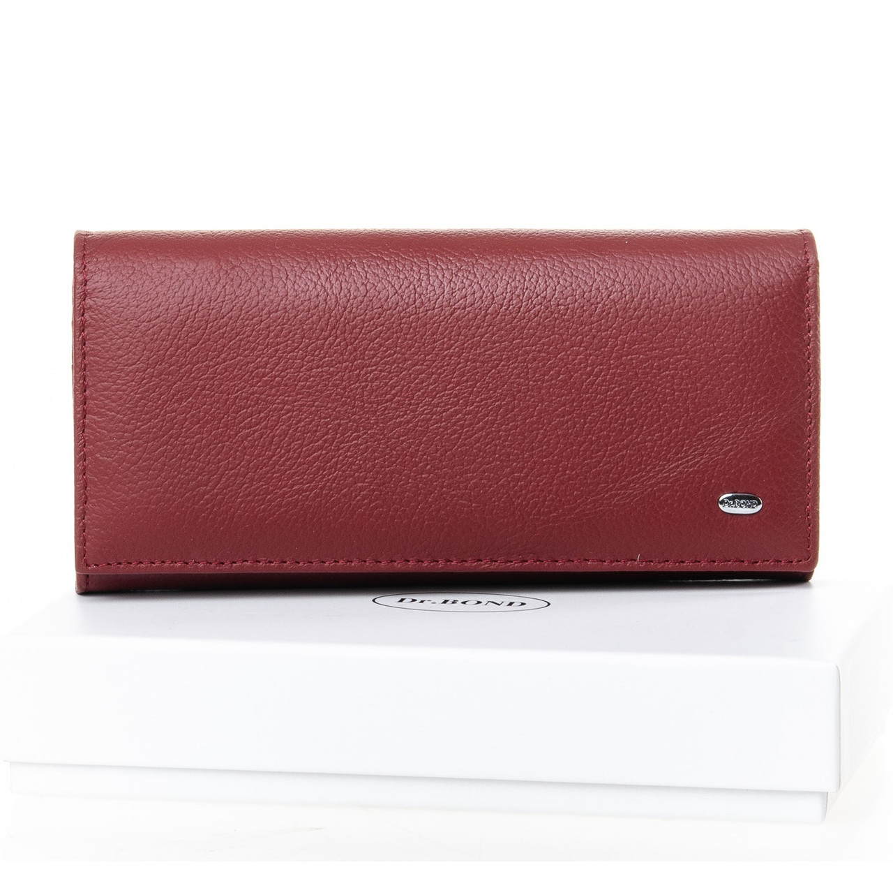 

Кошелек Classic кожа DR. BOND W1-V-2 bordo