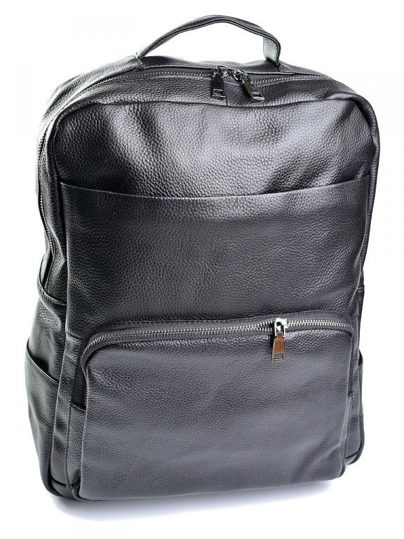 

Кожаный рюкзак WY-551 Black