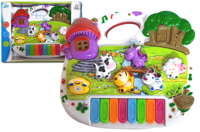 

Музыкальная игрушка орган кор. 21*16*5см CY-6073B