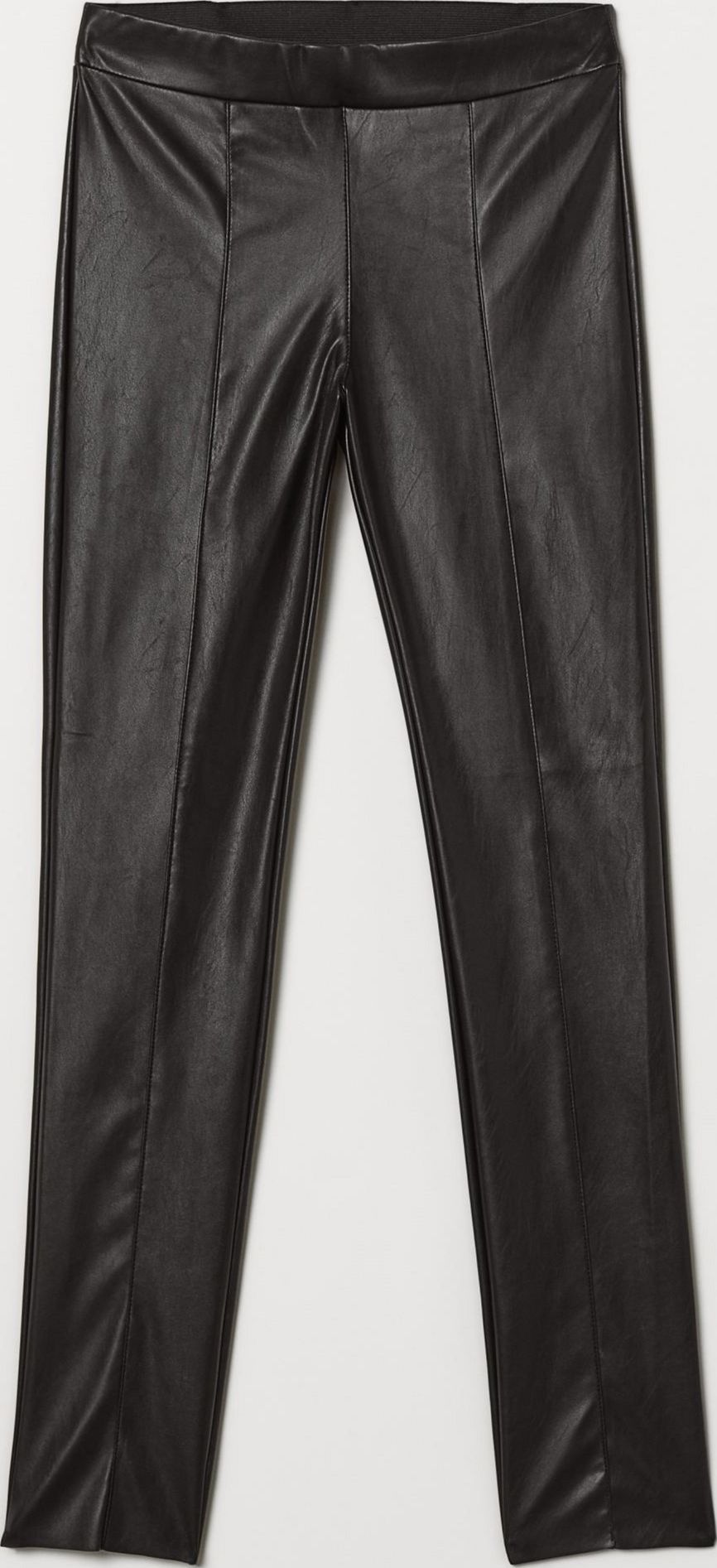 

Леггинсы из искусственной кожи H&M 2212-7037958 40 Черные блеск