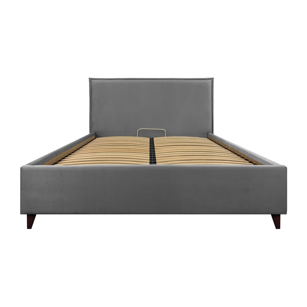 

Кровать Andrea VIP Wood 140 x 190 см Lili С дополнительной металлической цельносварной рамой Темно-серая