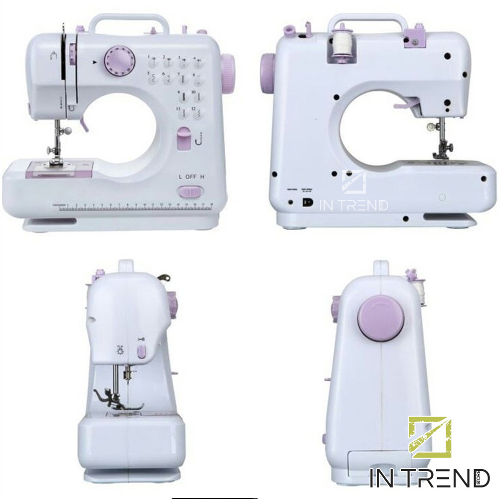 Швейная машинка электрическая SEWING MACHINE FHSM-505 Белая бытовая для  шитья и домашнего использования с педалью на 13 функций от сети – фото,  отзывы, характеристики в интернет-магазине ROZETKA от продавца: InTrend |  Купить