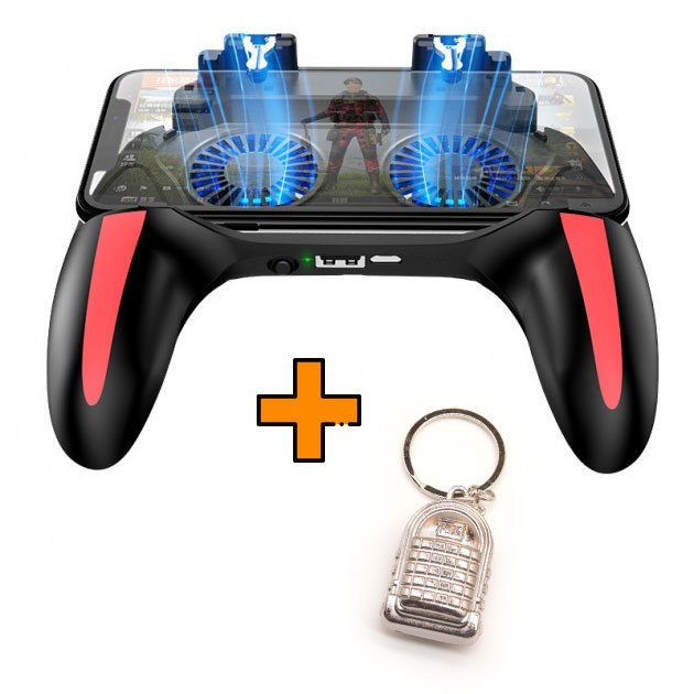 

Игровые контроллеры Marpiel H10 2500 mAh (геймпад триггеры курки для смартфона для PUBG) + брелок рюкзак 3 уровня