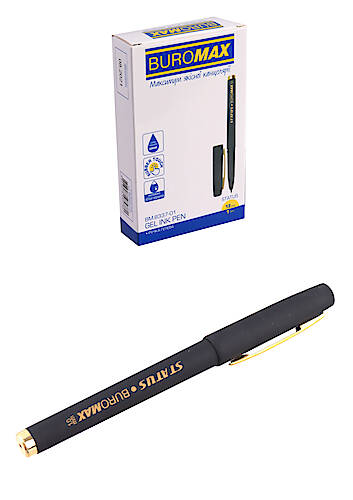 

Ручка гелевая Rouber Touch, 1.0мм, синяя 12 шт. в упак Buromax (BM.8337-01)