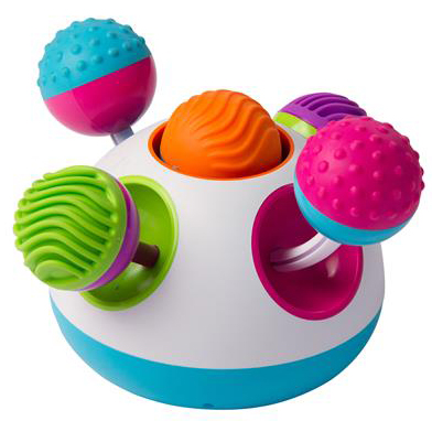 

Погремушка-шар Fat Brain Toys Klickity Сенсорная лаборатория (F149ML) (811802021656)