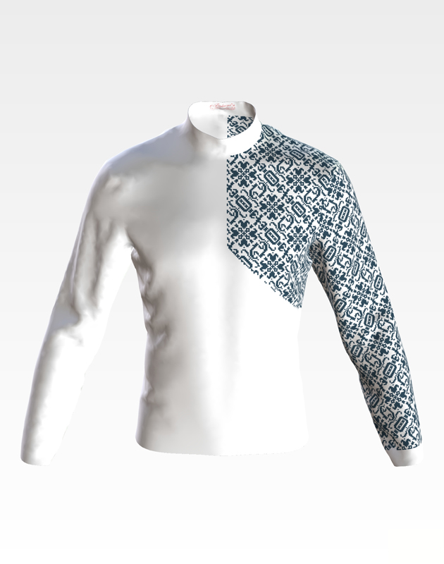 

Заготовка чоловічої сорочки Барвиста Вишиванка для вишивки бісером і нитками Магія ночі (ЧЕ065дБнн07)