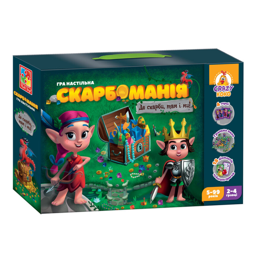 

Игра настольная "Скарбоманія" Vladi Toys VT8055-30 (укр)