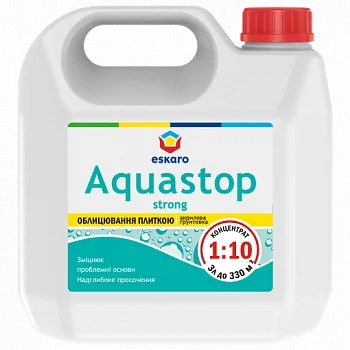 

Укрепляющая глубокопроникающая грунтовка-концентрат Aquastop Strong Eskaro 1 л