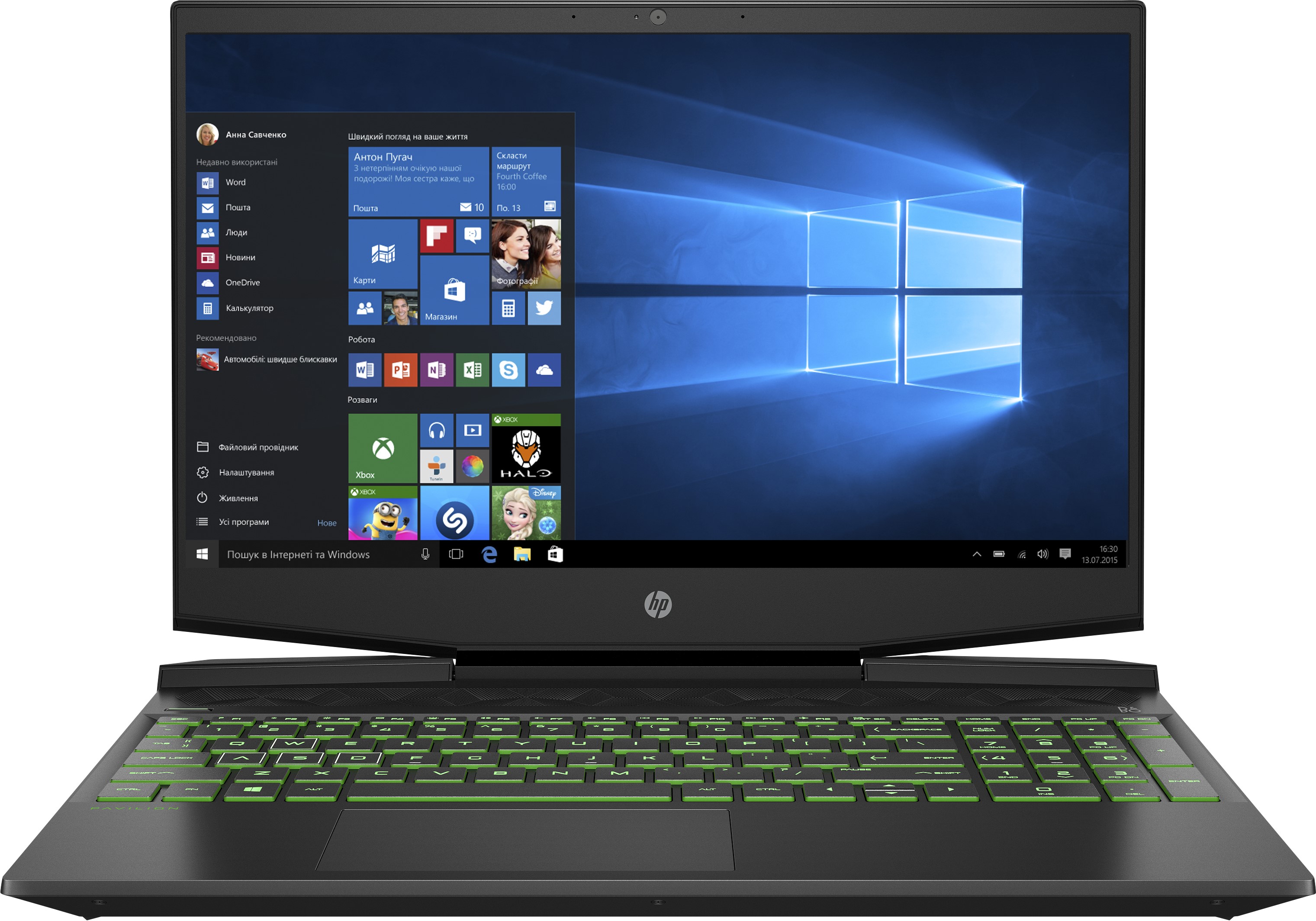 

Ноутбук HP Pavilion Gaming 15-dk2029ua (4F928EA) Shadow Black