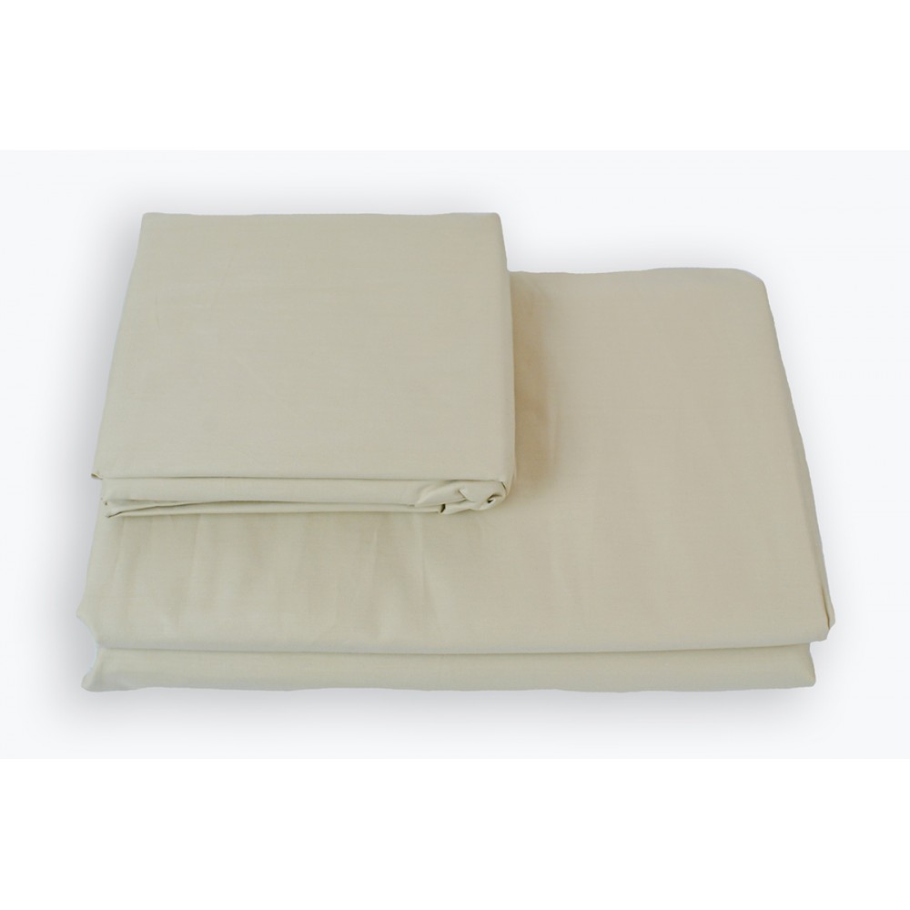 

Простынь на резинке SoundSleep Shine сатин beige бежевая 180х200 см
