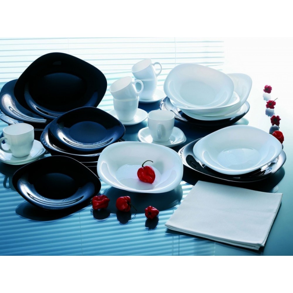 

Сервиз Luminarc CARINE black&white /38 предметов