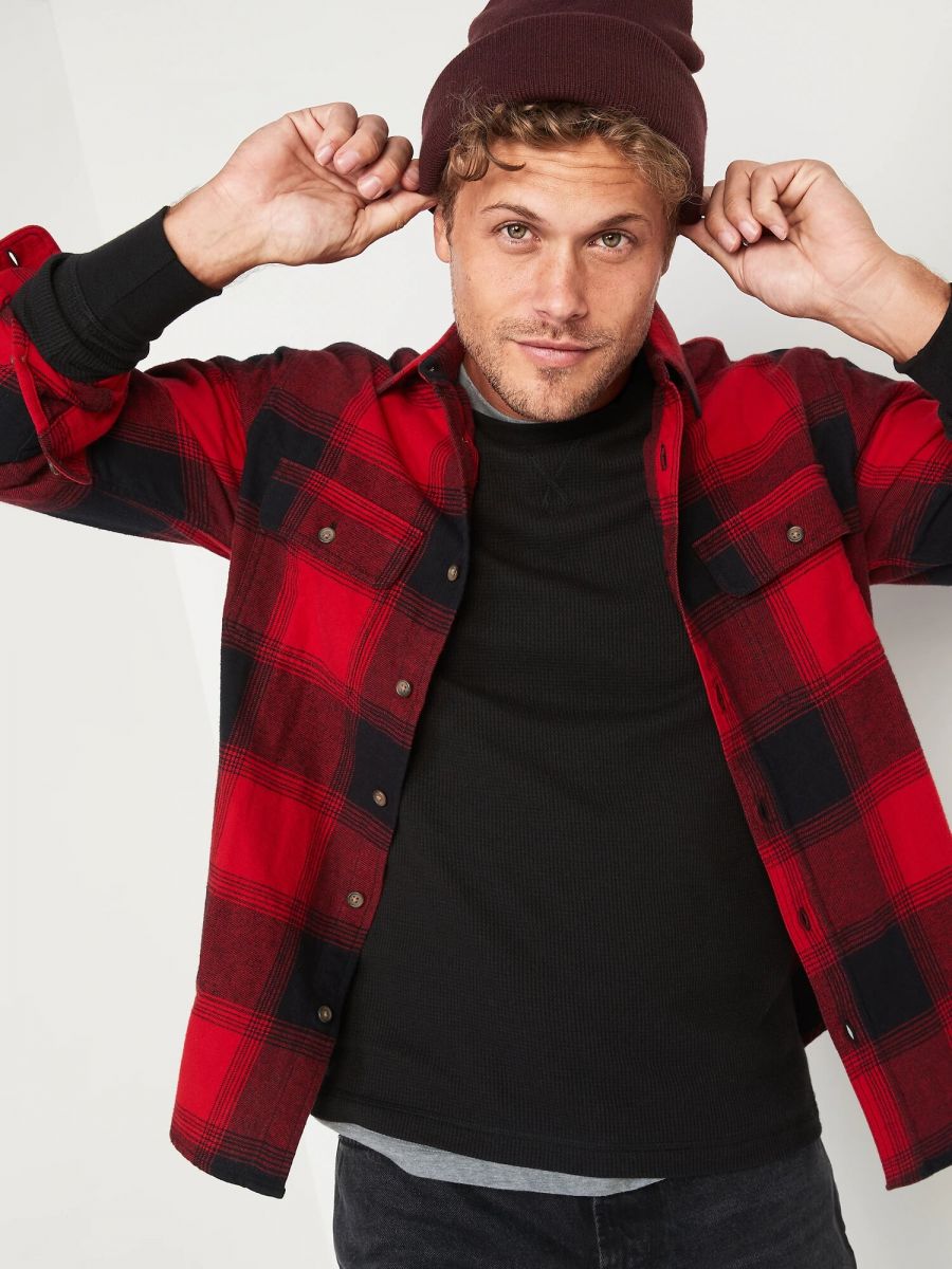 

Мужская рубашка из фланели в клетку Old Navy 1159760228 (Красный/Черный, Мужская рубашка из фланели в клетку Old Navy 1159760228 (Красный/Черный, L)