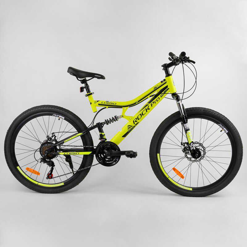 

Велосипед Спортивный CORSO Rock-Pro 26" 58340 Желтый