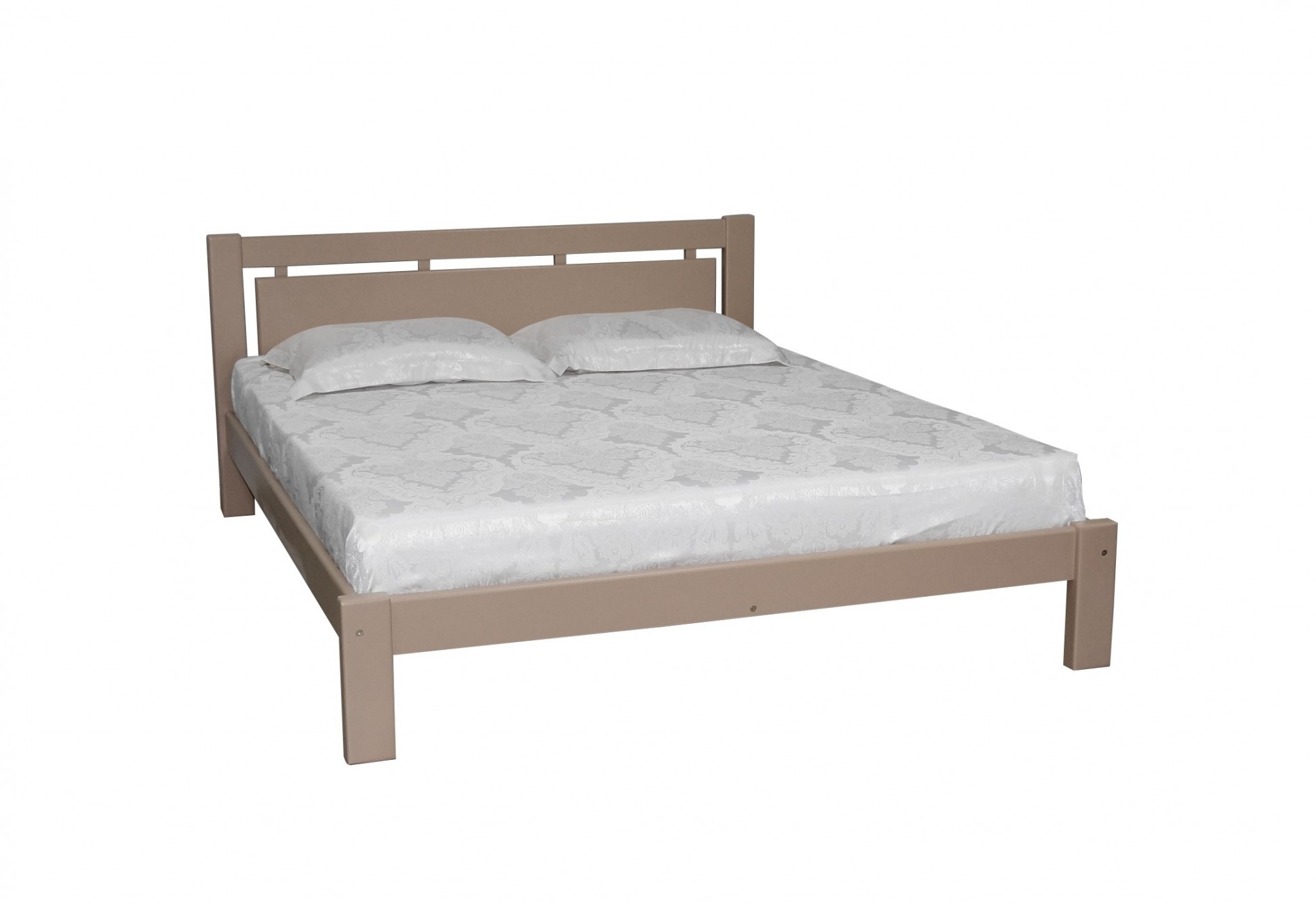 

Двуспальная деревянная кровать Л-210 Скиф 180х190 какао