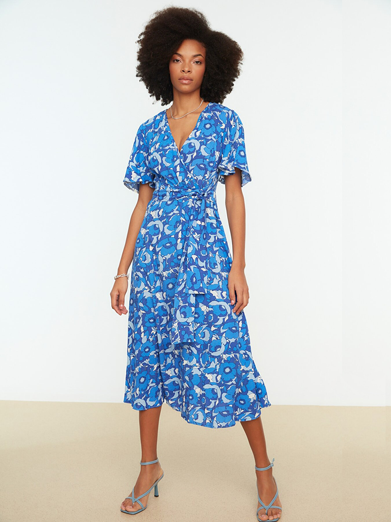 

Платье Trendyol TWOSS22EL0168  Navy, Платье Trendyol TWOSS22EL0168 40 Navy