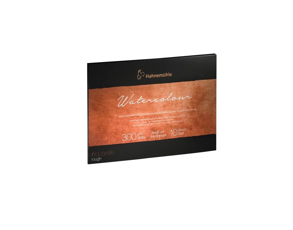 

Блок для акварели Hahnemuhle The Collection 100% хлопок 10л 300г 30х40см rough