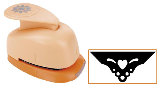 

Дырокол угловой Сердце 2,5см