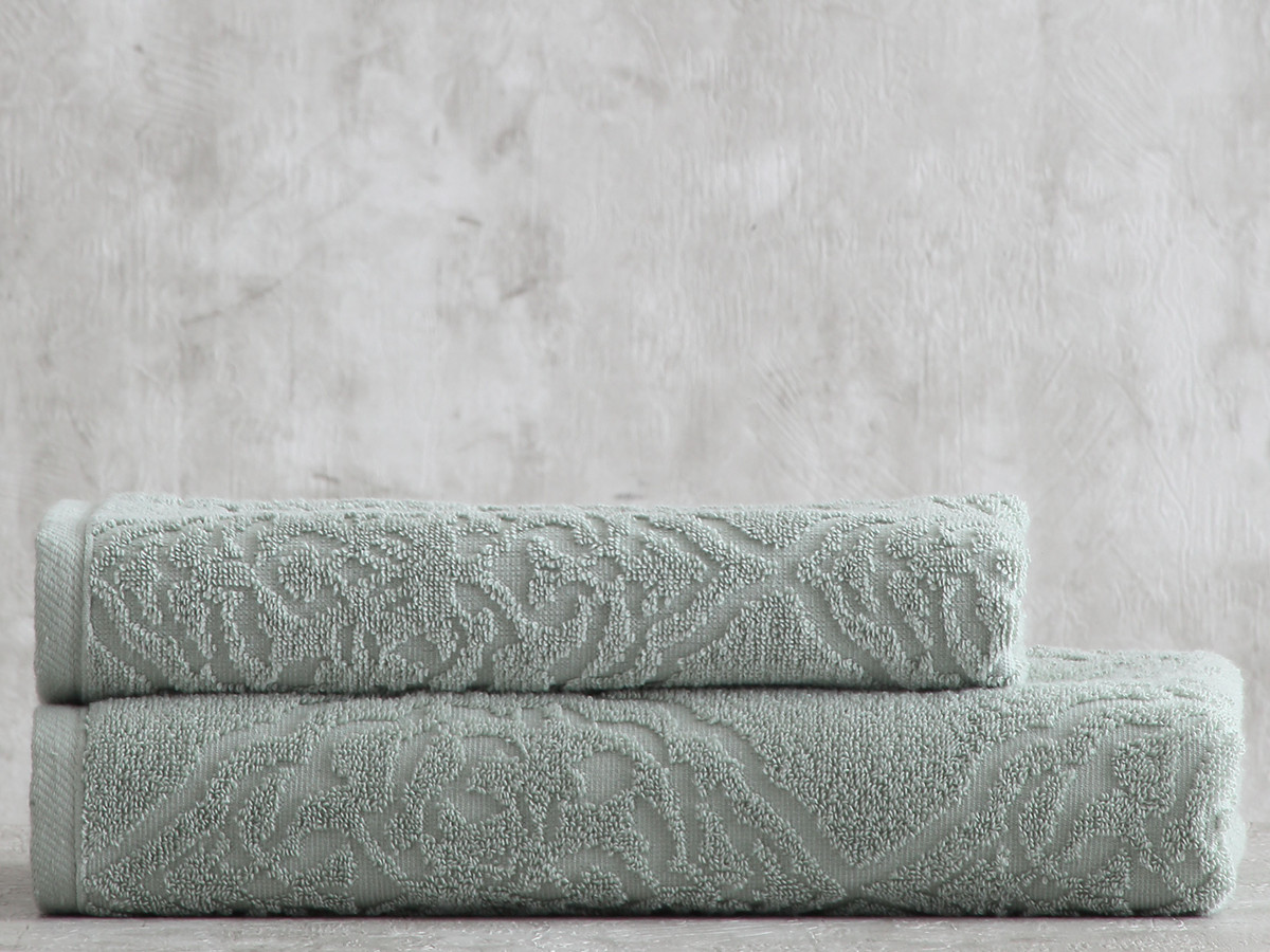 

Набор махровых полотенец Pavia Carina 50x85, 70x140 Yesil
