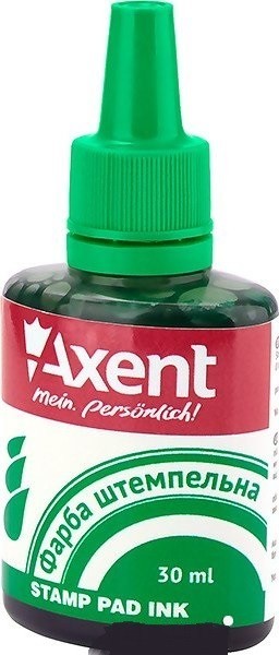 

Штемпельная краска зеленая 30мл Axent 7301-04-А 12 шт.