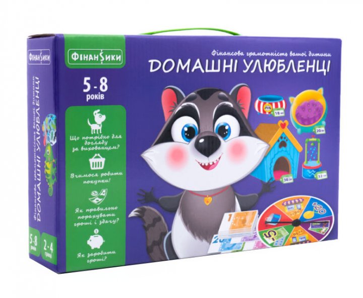 

Настольная игра "Домашние любимцы" Vlady Toys (укр) (VT2312-07)