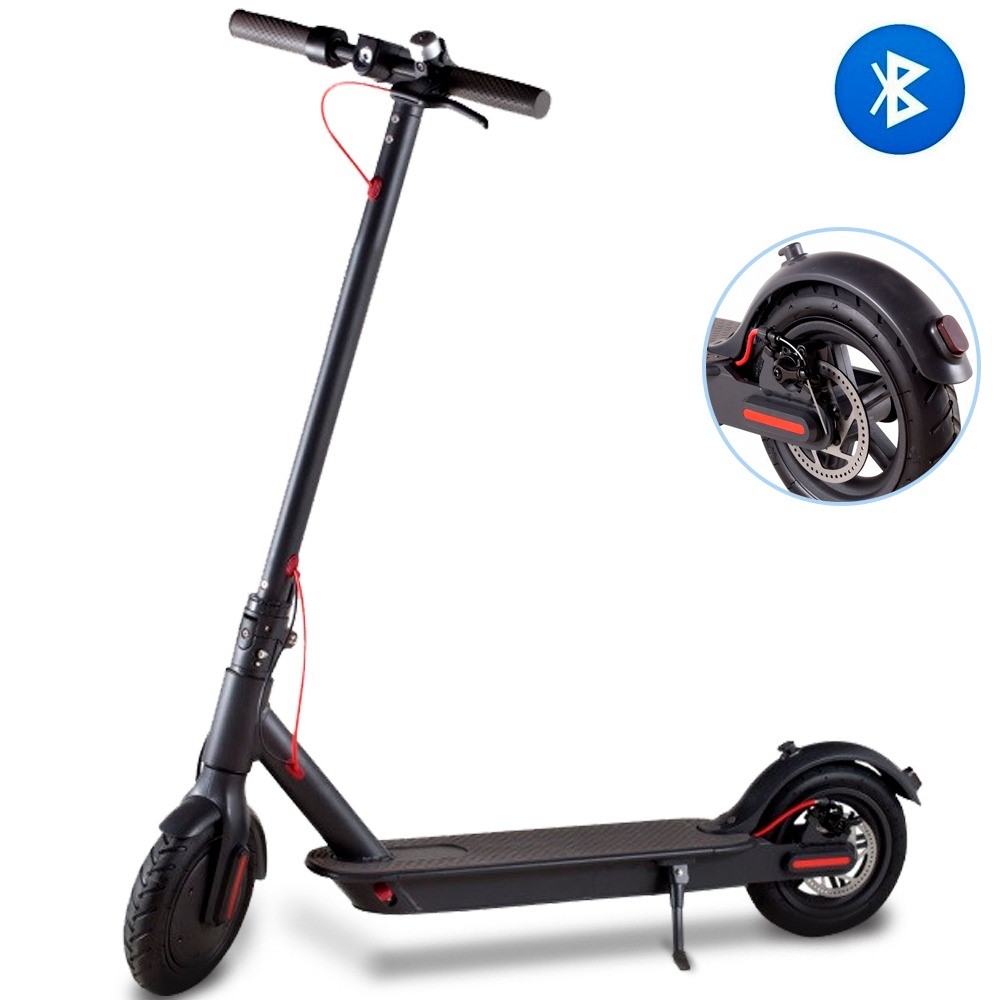 

Электросамокат складной городской для взрослых и детей E-Scooter 7118 электрический самокат 7,8 mAh батарея 3 режима Черный